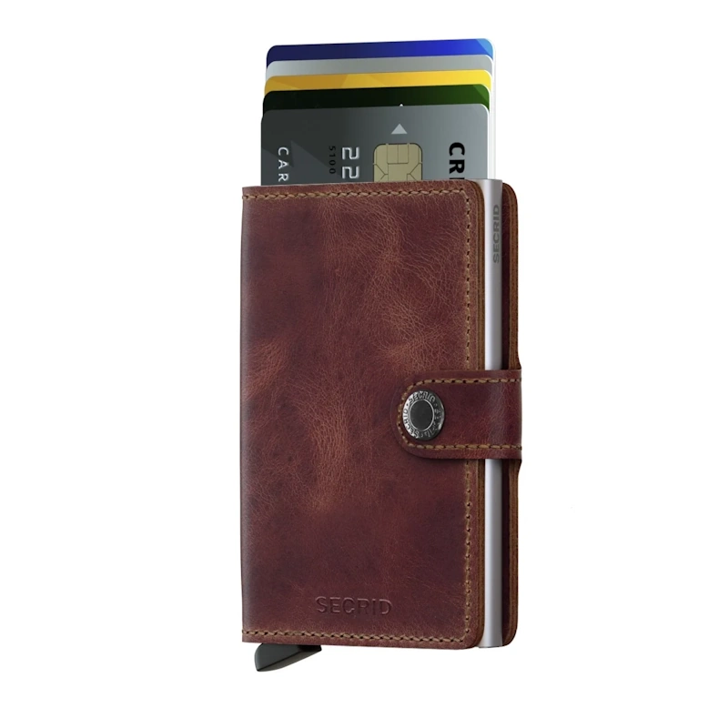 Secrid Mini Wallet Vintage Brown Secrid 