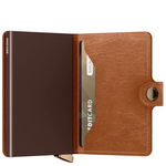 Secrid Premium Mini Wallet Emboss Lines Cognac Secrid 