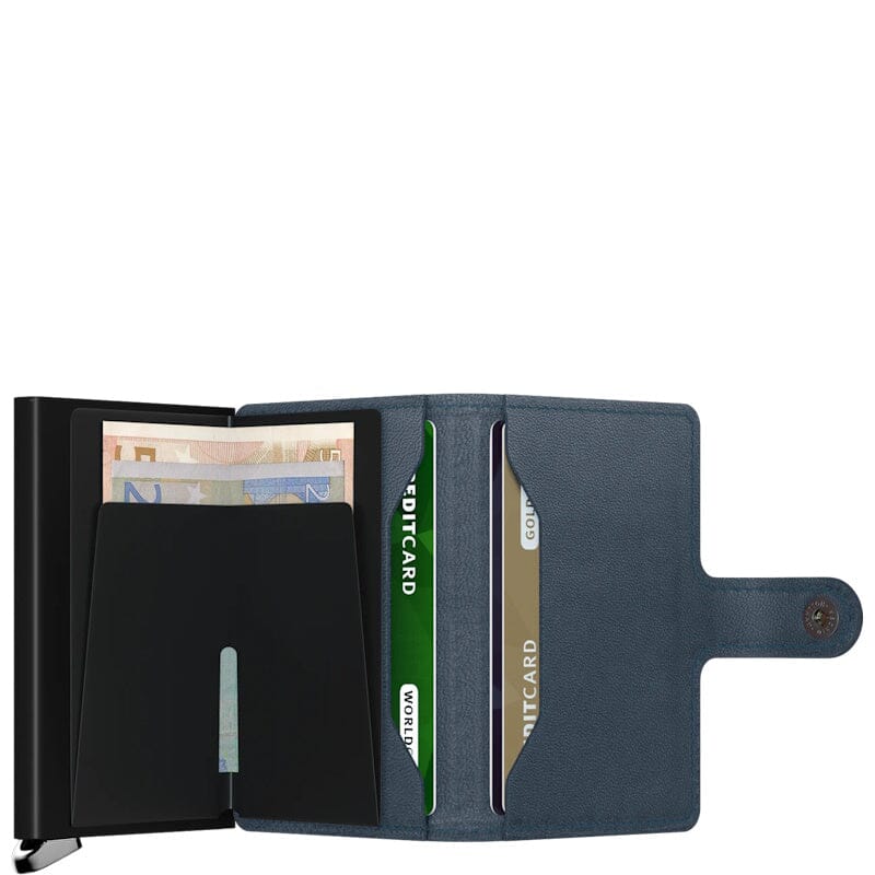 Secrid Premium Mini Wallet Emboss Lines Teal Secrid 