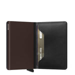 Secrid Slim Wallet Original Black Brown Secrid 