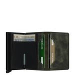 Secrid Slim Wallet Vintage Olive Black Secrid 