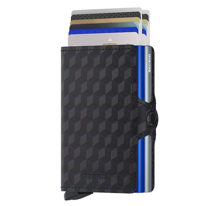 Secrid Twin Wallet Optical Titanium Blue Secrid 