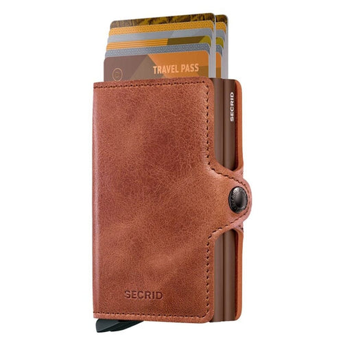 Secrid Twin Wallet Vintage Cognac Brown Secrid 