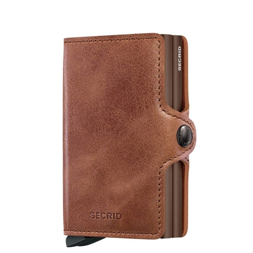 Secrid Twin Wallet Vintage Cognac Brown Secrid 