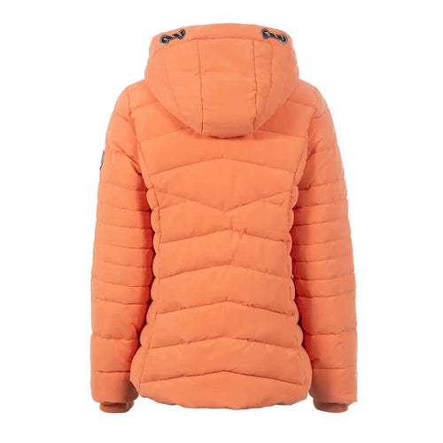 Soquesto Gewatteerde Winterjas met Capuchon Bright Pumpkin Soquesto 