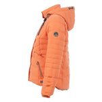 Soquesto Gewatteerde Winterjas met Capuchon Bright Pumpkin Soquesto 