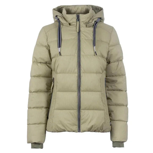 Soquesto Gewatteerde Winterjas met Capuchon Light Evergreen Soquesto 