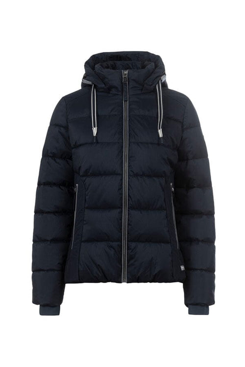 Soquesto Gewatteerde Winterjas met Capuchon Navy Soquesto 