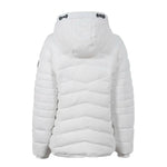 Soquesto Gewatteerde Winterjas met Capuchon Off White Soquesto 