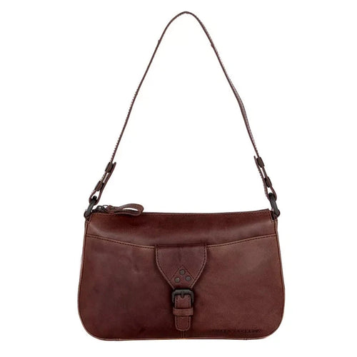 Spikes & Sparrow Bronco Ebonee Crossbodybag Donkerbruin Spikes & Sparrow 