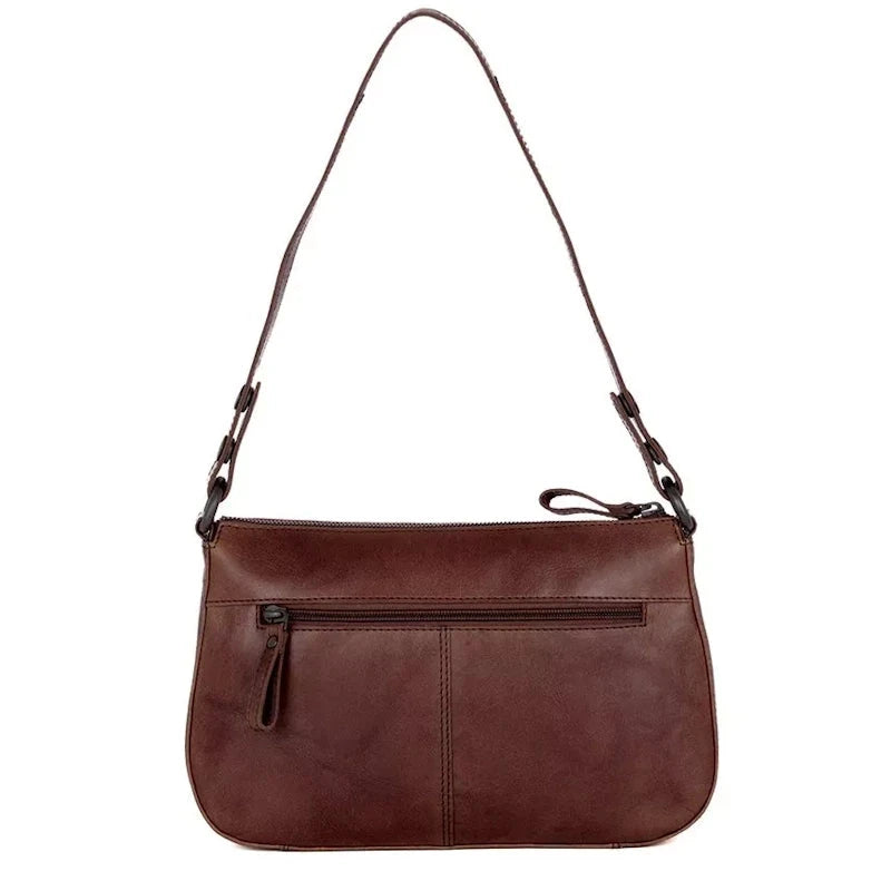 Spikes & Sparrow Bronco Ebonee Crossbodybag Donkerbruin Spikes & Sparrow 
