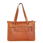 Spikes & Sparrow Bronco Fee Dames Laptoptas 15,6" Cognac Spikes & Sparrow 