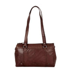 Spikes & Sparrow Bronco Handtas Jeaninne Dark Brown Spikes & Sparrow 