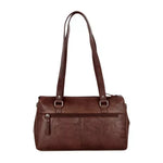 Spikes & Sparrow Bronco Handtas Jeaninne Dark Brown Spikes & Sparrow 