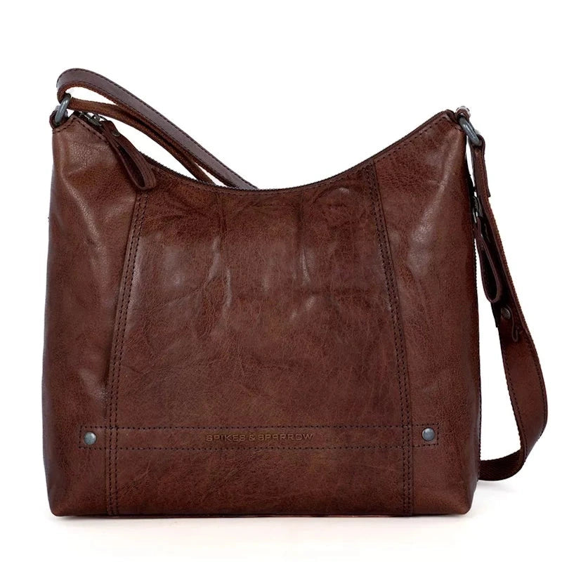 Spikes & Sparrow Bronco Jessyca Crossbodybag Brown Spikes & Sparrow 