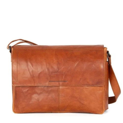 Spikes & Sparrow Bronco Ronn Laptoptas 15.6" Brandy Spikes & Sparrow 