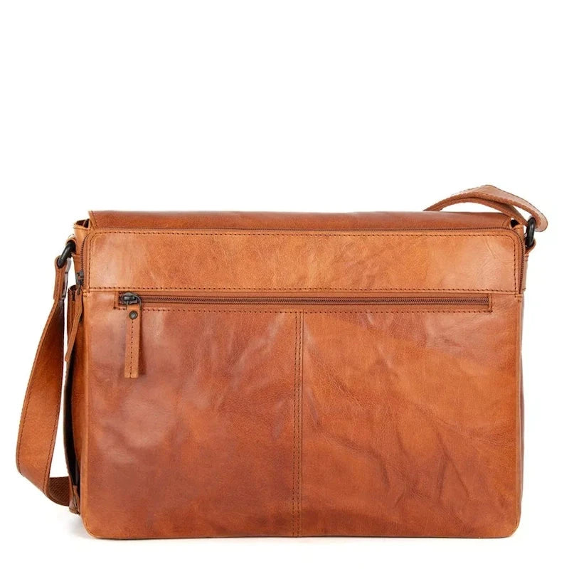 Spikes & Sparrow Bronco Ronn Laptoptas 15.6" Brandy Spikes & Sparrow 