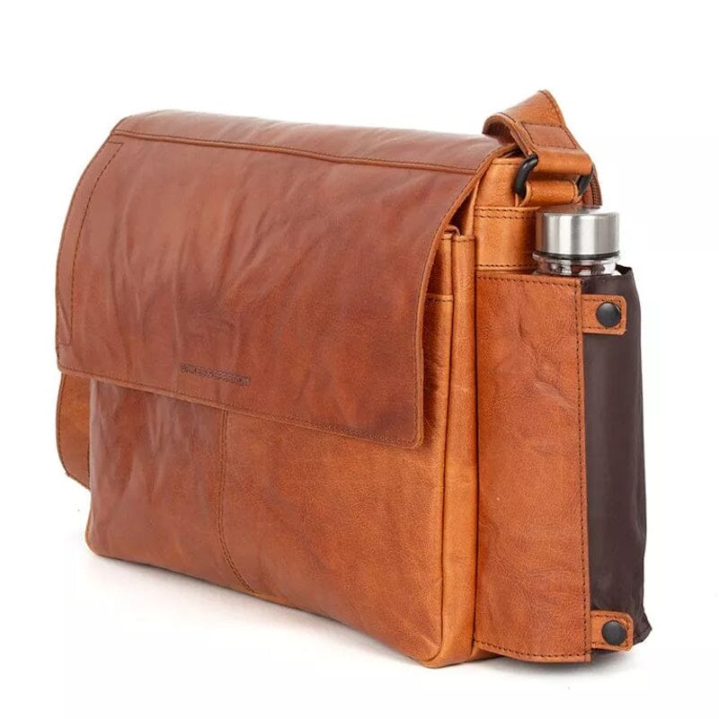 Spikes & Sparrow Bronco Ronn Laptoptas 15.6" Brandy Spikes & Sparrow 