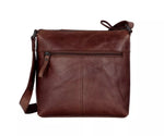 Spikes & Sparrow Bronco Serina Crossbodybag Donkerbruin Spikes & Sparrow 