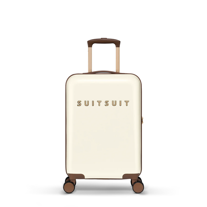 SUITSUIT Fab Seventies Handbagage Spinner 55 Antique White SUITSUIT 