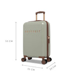 SUITSUIT Fab Seventies Handbagage Spinner 55 Sustained Grey SUITSUIT 