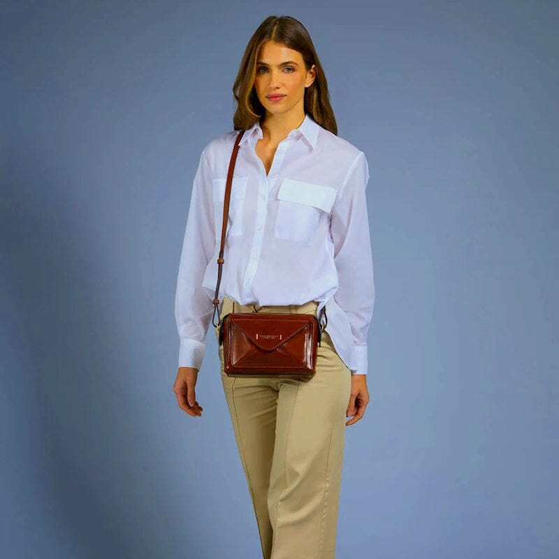 The Bridge Frida Crossbody Tas Bruin The Bridge 