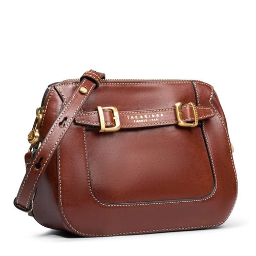 The Bridge Gaia Crossbody Tas Bruin The Bridge 