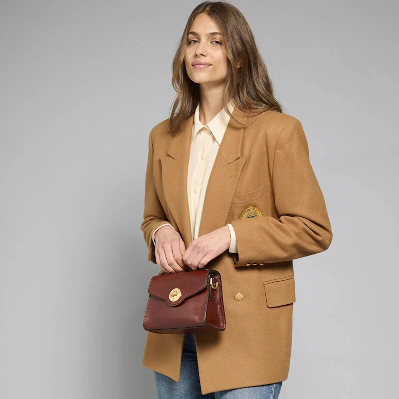 The Bridge Irene Crossbody Tas Bruin The Bridge 