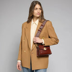 The Bridge Irene Crossbody Tas Bruin The Bridge 