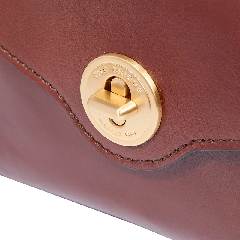 The Bridge Irene Crossbody Tas Bruin The Bridge 