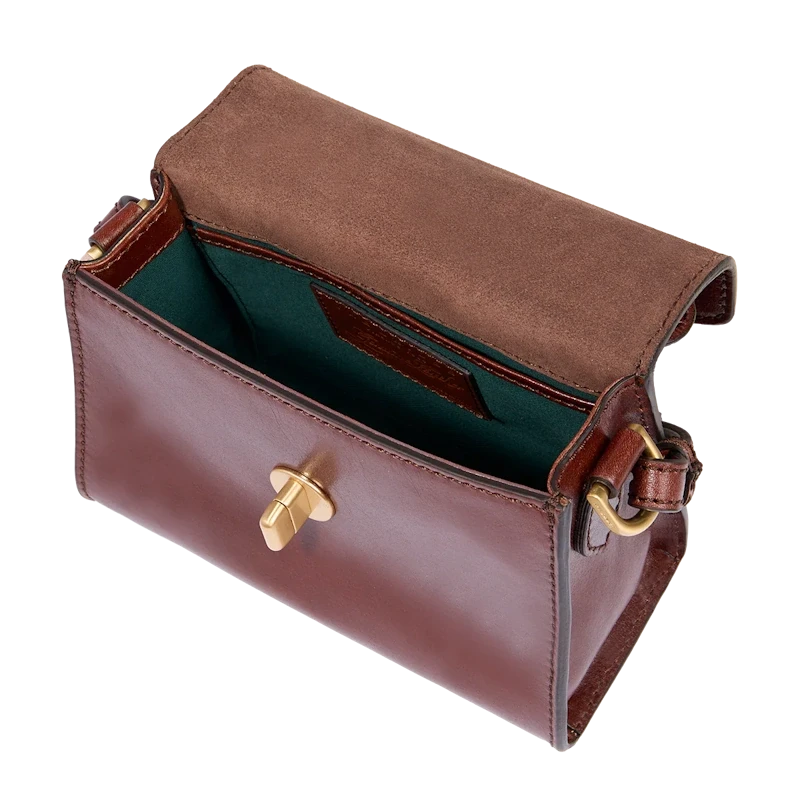 The Bridge Irene Crossbody Tas Bruin The Bridge 