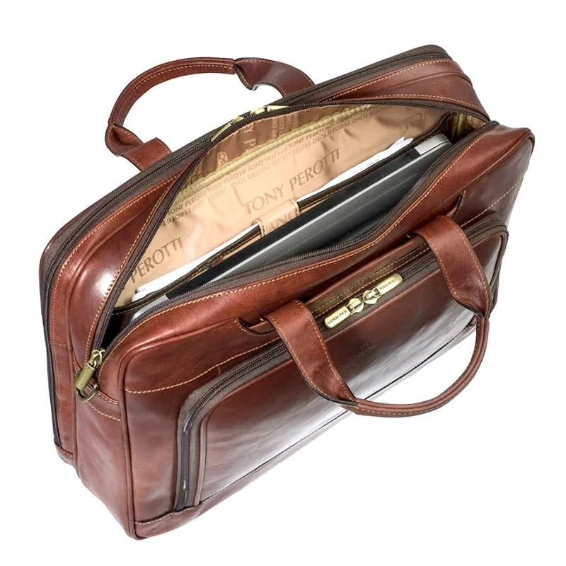 Tony Perotti Laptoptas 2 vaks 15,6" Bruin Tony Perotti 