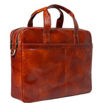 Tony Perotti Van Gogh 2 Vaks Laptoptas 15" Cognac Tony Perotti 