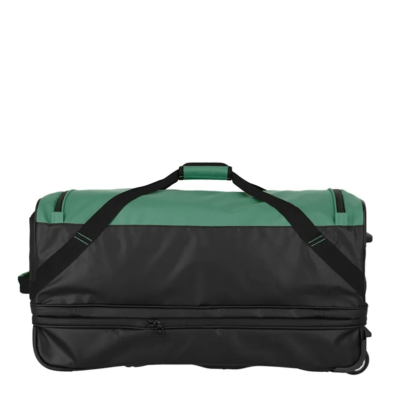 Travelite Basics Tarpaulin Wieltas 70 cm Zwart / Groen Expandable Travelite 