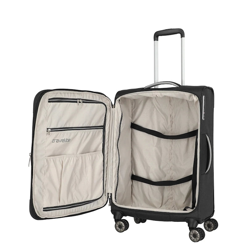 Travelite Miigo 4-Wheel Trolley M Black Travelite 