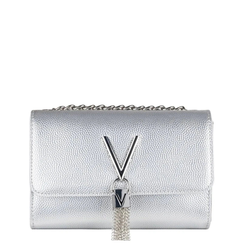 Valentino Bags Divina Overslagtas-Clutch Argento Valentino 