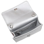 Valentino Bags Divina Overslagtas-Clutch Argento Valentino 