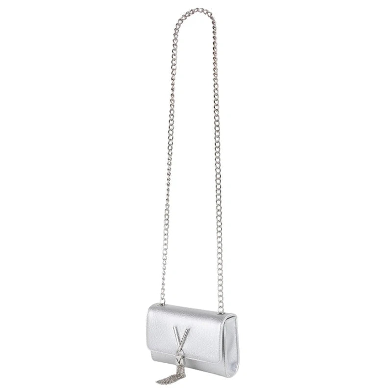 Valentino Bags Divina Overslagtas-Clutch Argento Valentino 