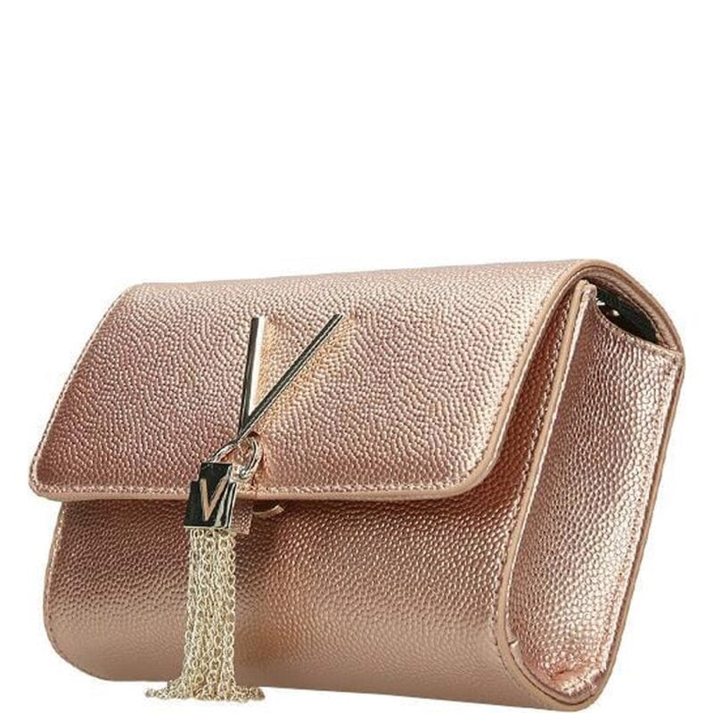 Valentino Bags Divina Overslagtas-Clutch Oro Rosa Valentino 