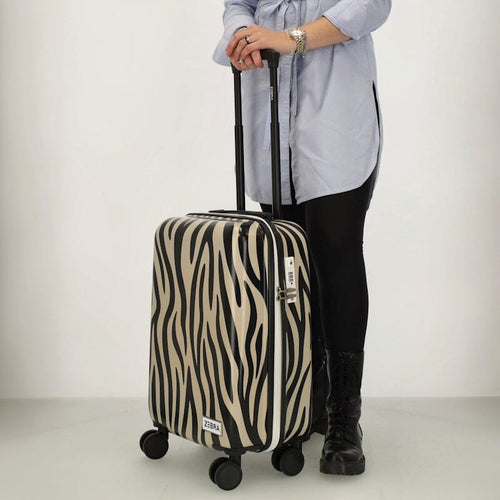 Zebra Trend Handbagage Spinner Trolley S Panter Print Zebra Trends 