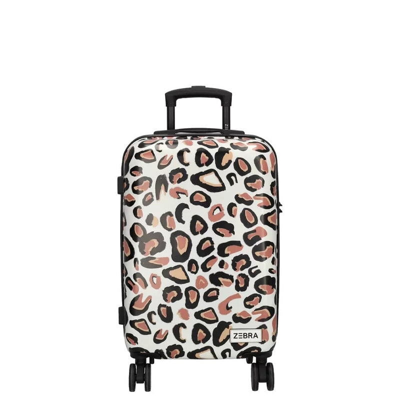 Zebra Trend Spinner Handbagage Trolley S Luipaard Zebra Trends 