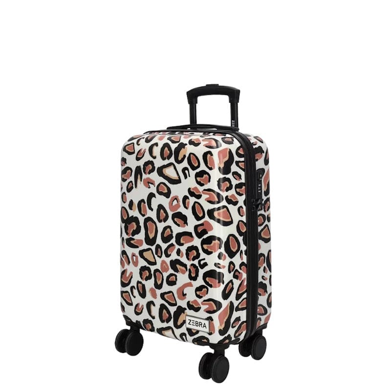 Zebra Trend Spinner Handbagage Trolley S Luipaard Zebra Trends 