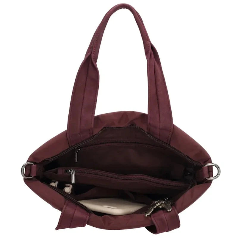 Zebra Trends Elske Handtas Bordeaux Rood Zebra Trends 
