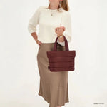 Zebra Trends Elske Handtas Bordeaux Rood Zebra Trends 