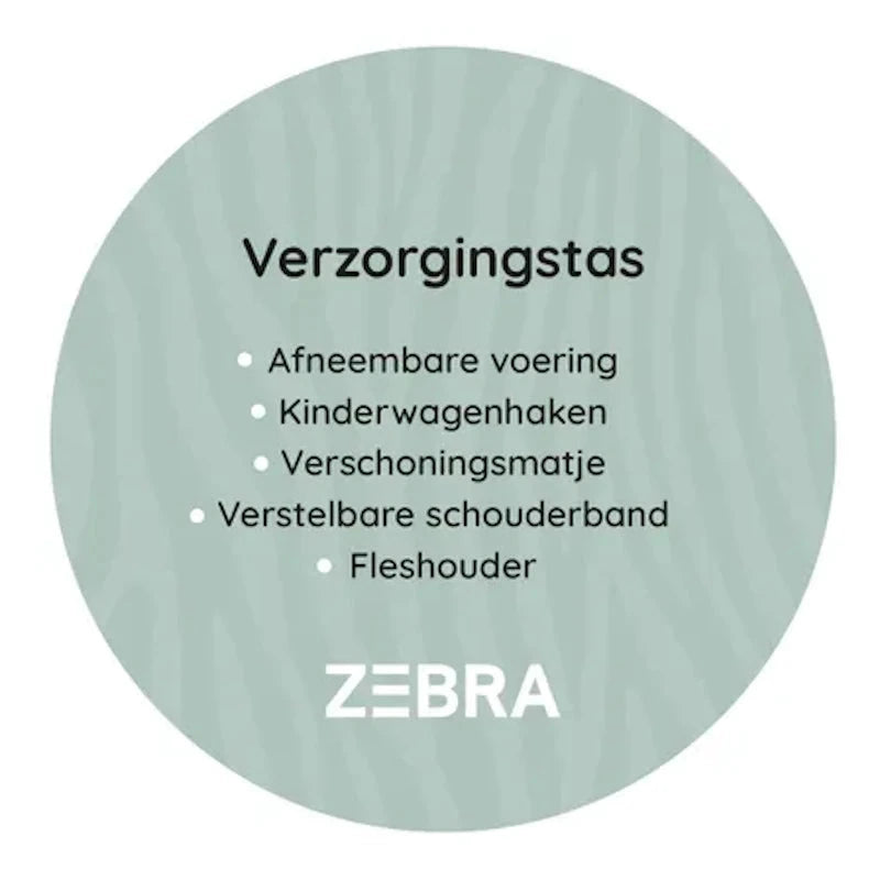 Zebra Trends Elske Luiertas Taupe Zebra Trends 