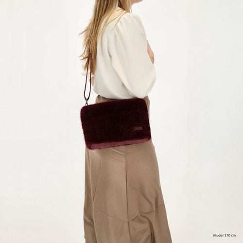 Zebra Trends Emma Crossbody Tas Bordeaux Rood Zebra Trends 