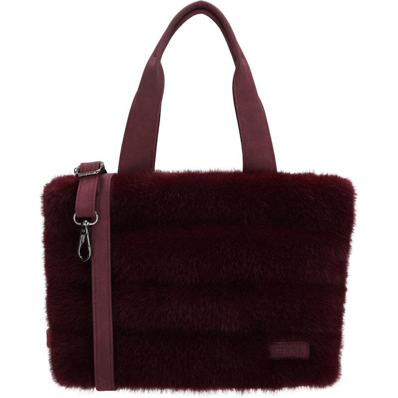 Zebra Trends Emma Handtas Bordeaux Rood Zebra Trends 