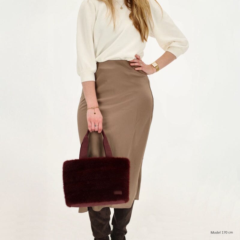 Zebra Trends Emma Handtas Bordeaux Rood Zebra Trends 