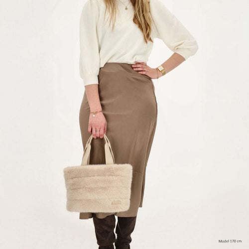 Zebra Trends Emma Handtas Creme Zebra Trends 