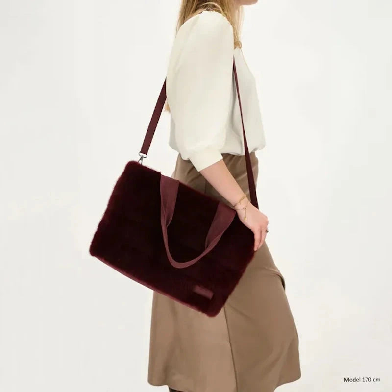Zebra Trends Emma Shopper Bordeaux Rood Zebra Trends 